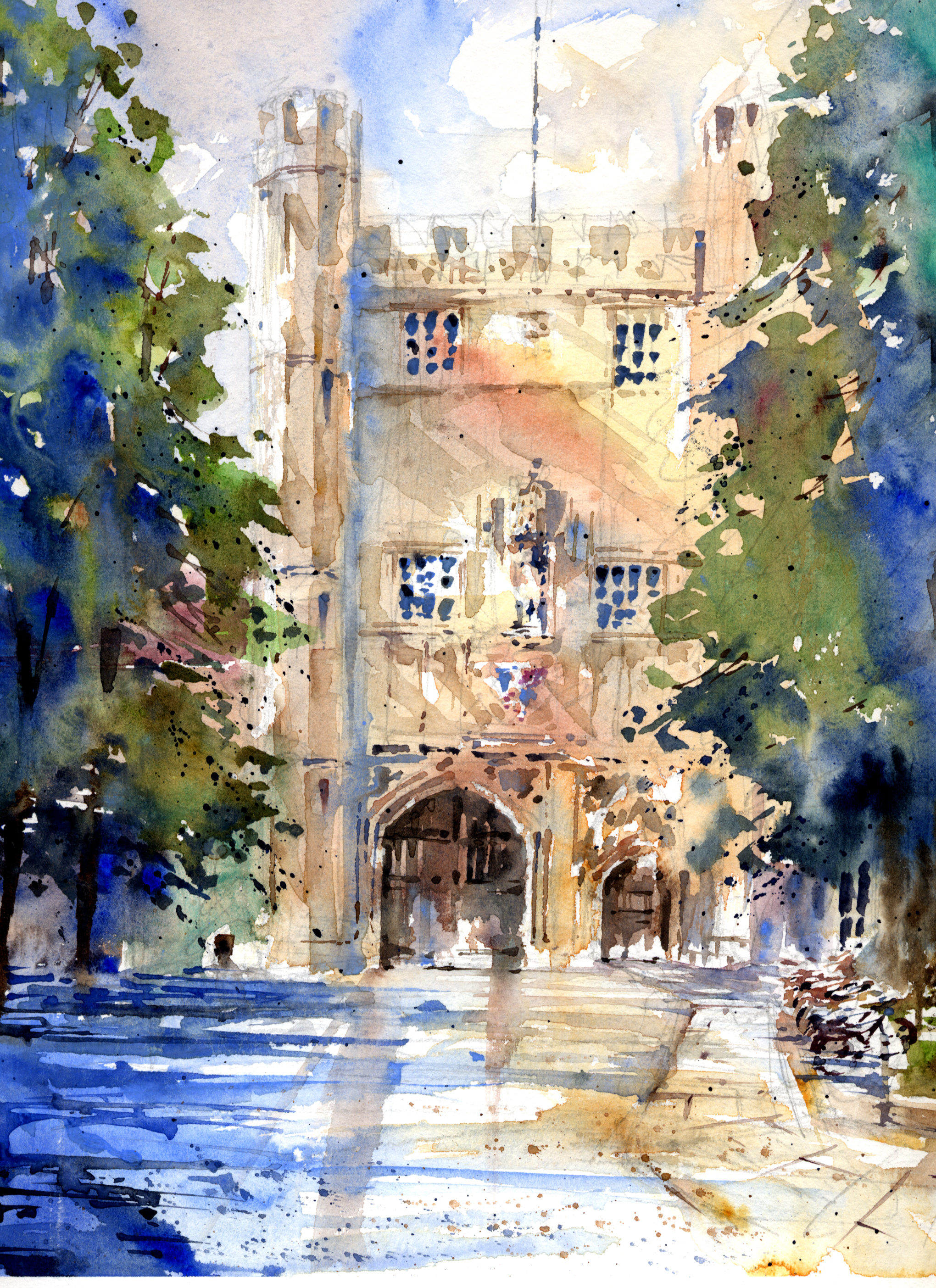 Paint Historic Wells & Somerset in Watercolour